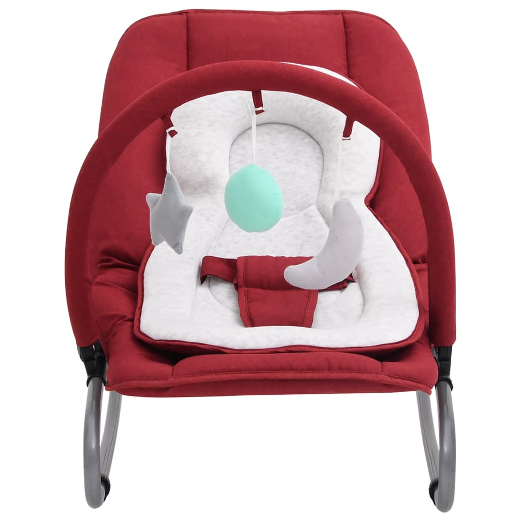 Baby bouncer red steel