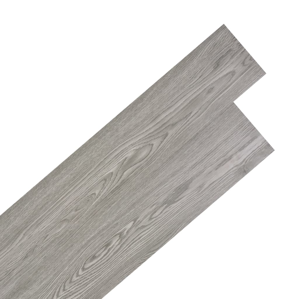 PVC tiles self-adhesive 5.21 m² 2 mm dark gray