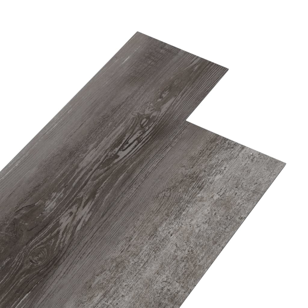PVC tiles self-adhesive 5.21 m² 2 mm wood look striped