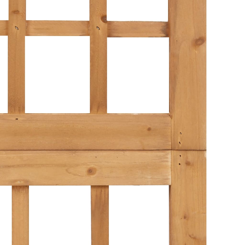 5 pcs. Screen/trellis solid fir wood 201.5x180 cm