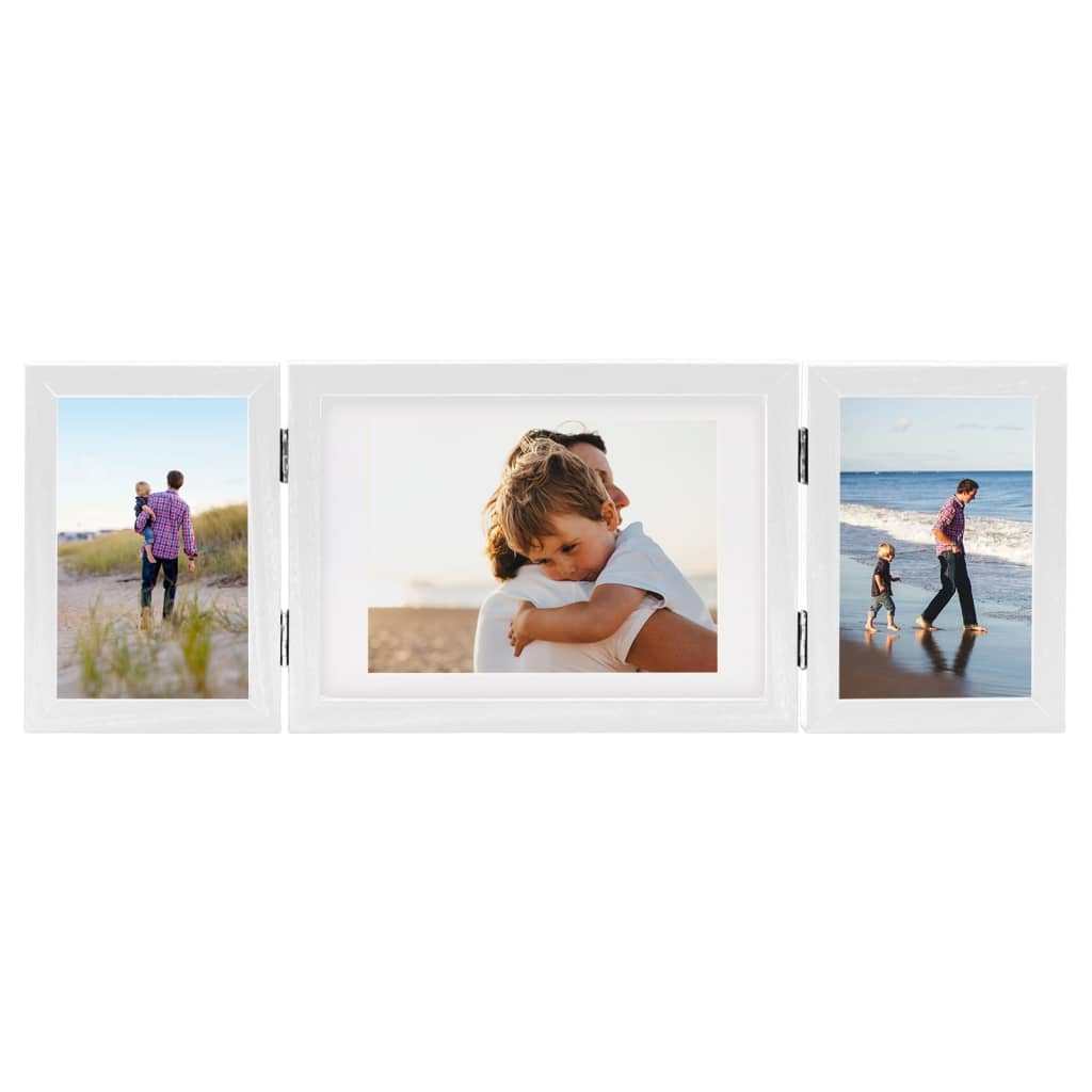 Triple picture frame collage white 22x15 cm+2x(10x15 cm)
