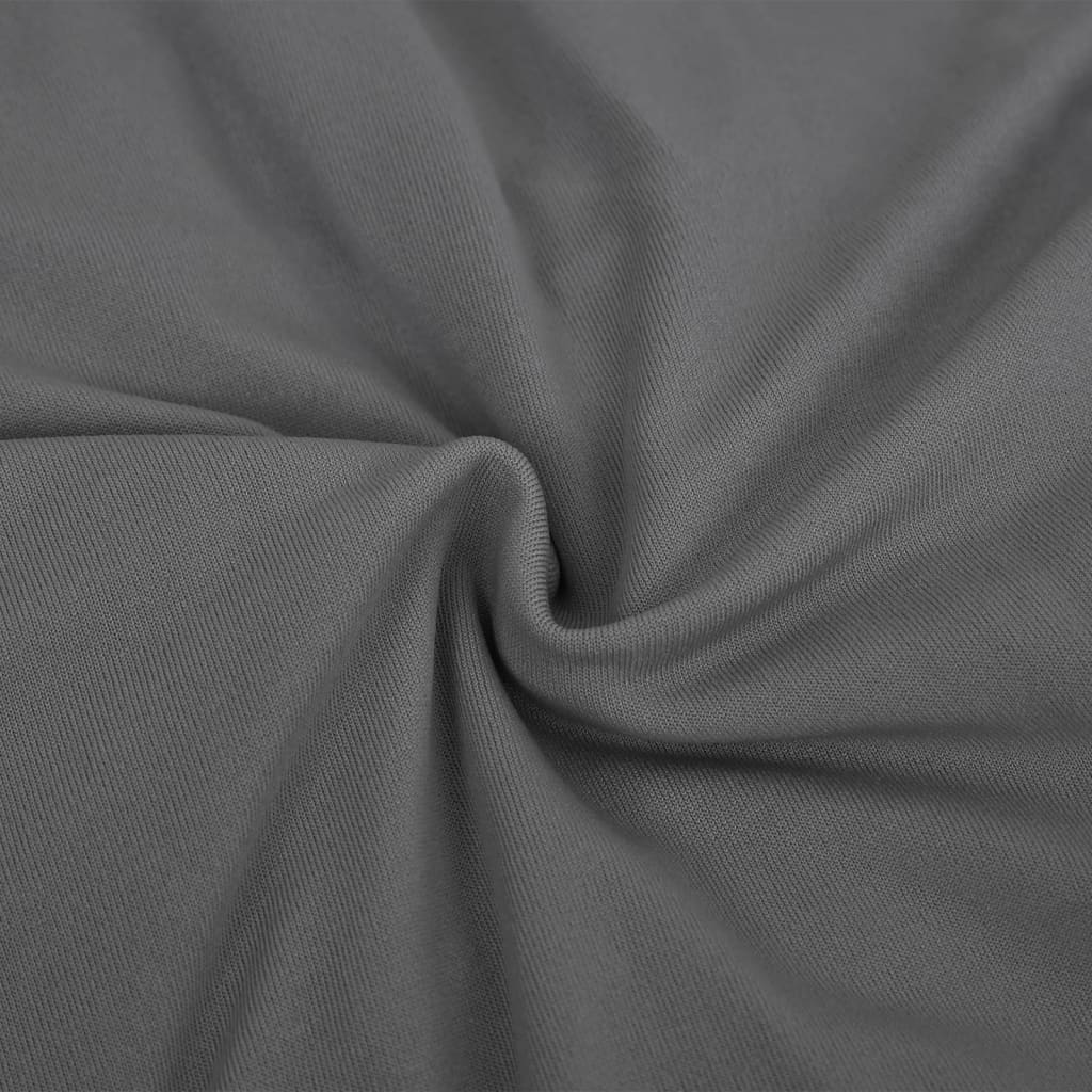 Stretch sofa cover 3-seater anthracite polyester jersey