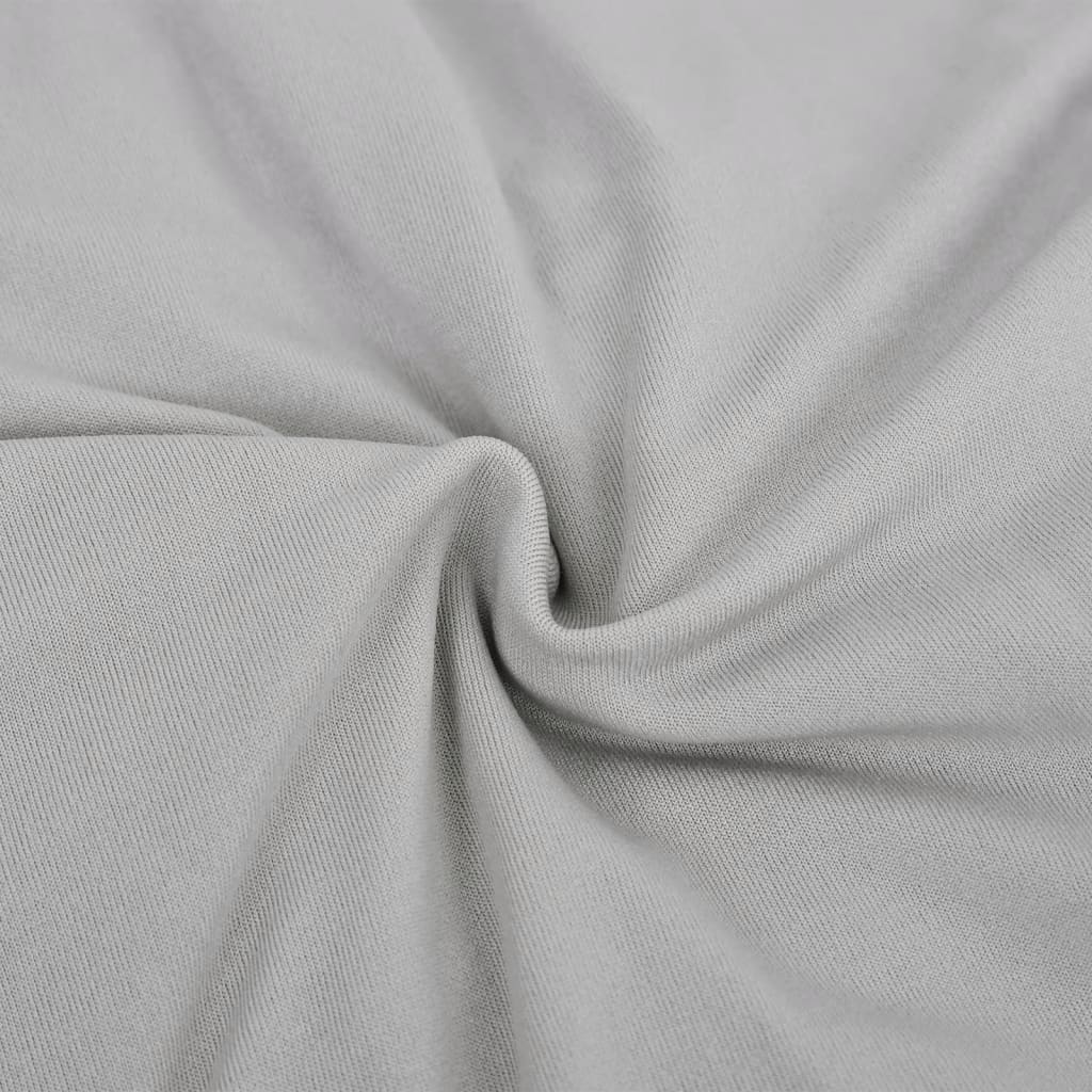Stretch sofa cover gray polyester jersey