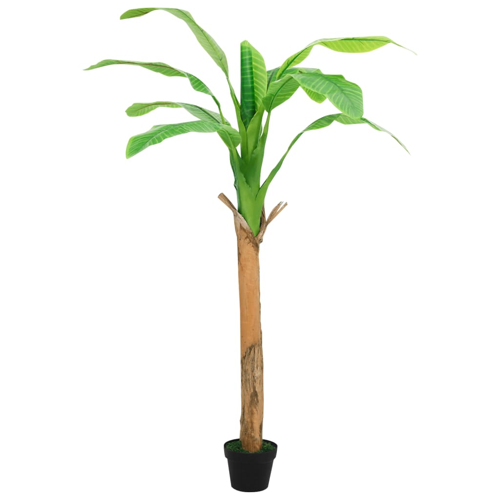 Künstlicher Bananenbaum mit Topf 180 cm Grün