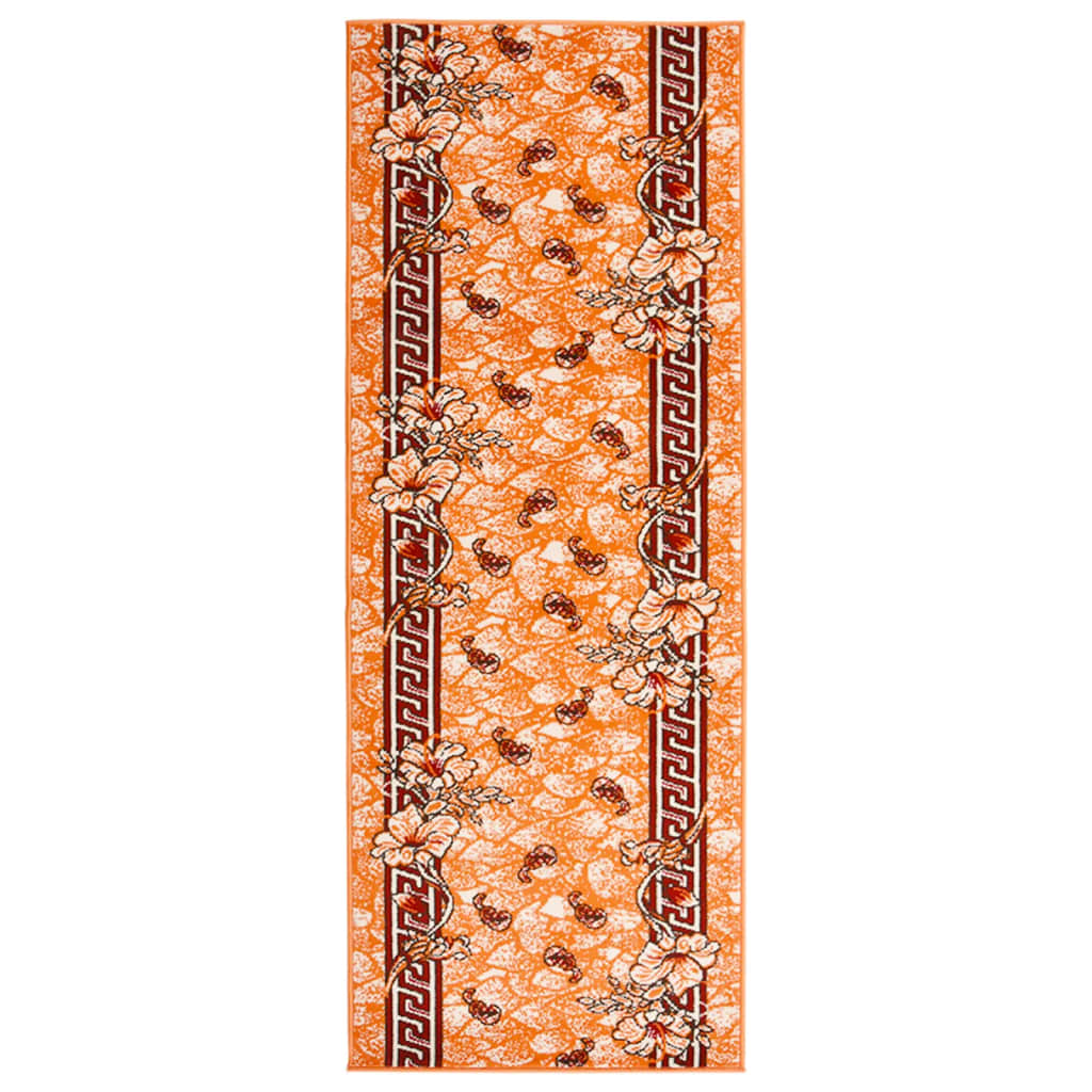 Carpet runner BCF terracotta red 80x200 cm