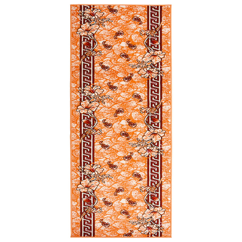 Carpet runner BCF terracotta red 100x300 cm