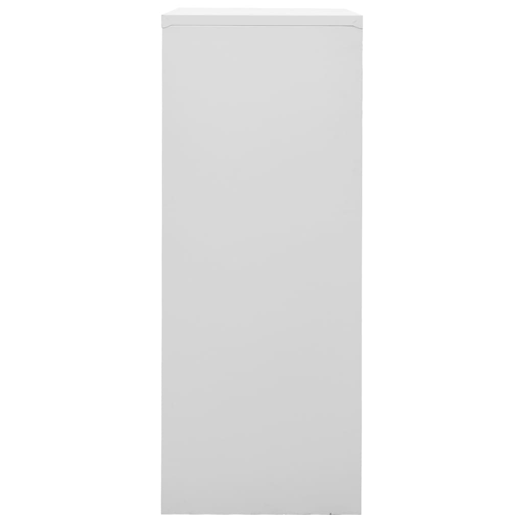 Office cupboard light gray 90x40x102 cm steel