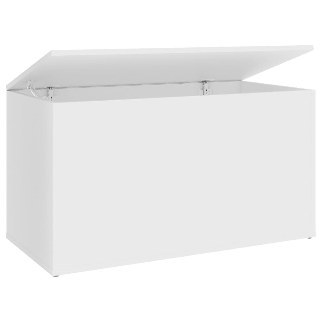 Storage chest white 84x42x46 cm made of wood