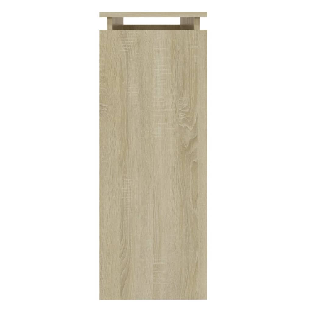 Konsolentisch Sonoma-Eiche 102x30x80 cm Holzwerkstoff