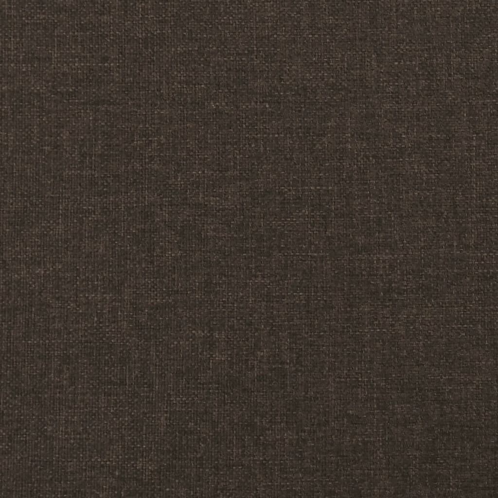 Footstool dark brown 78x56x32 cm fabric