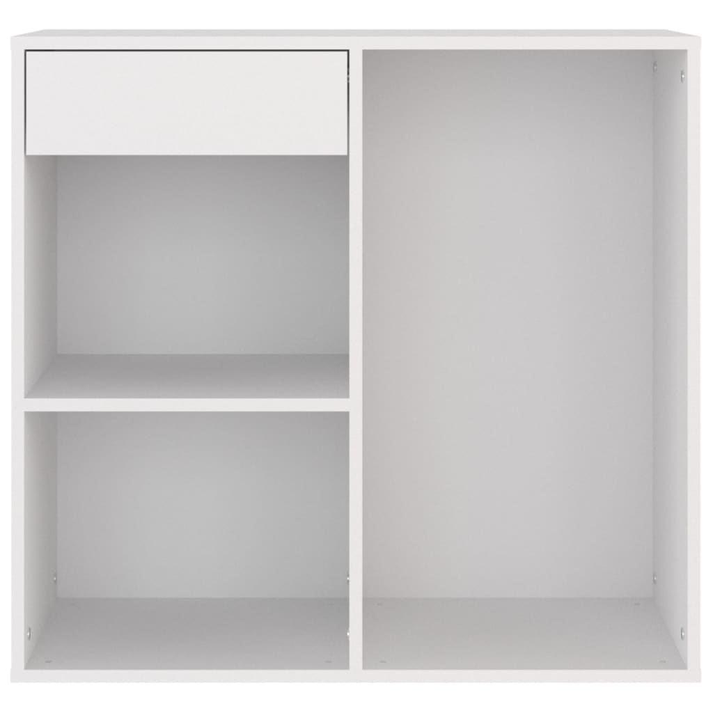 Cosmetic cabinet white 80x40x75 cm made of wood