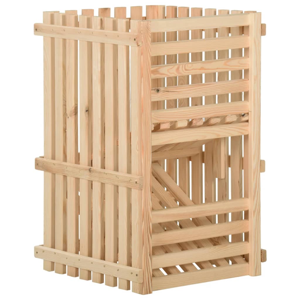 Potato crate 50x50x80 cm solid pine wood