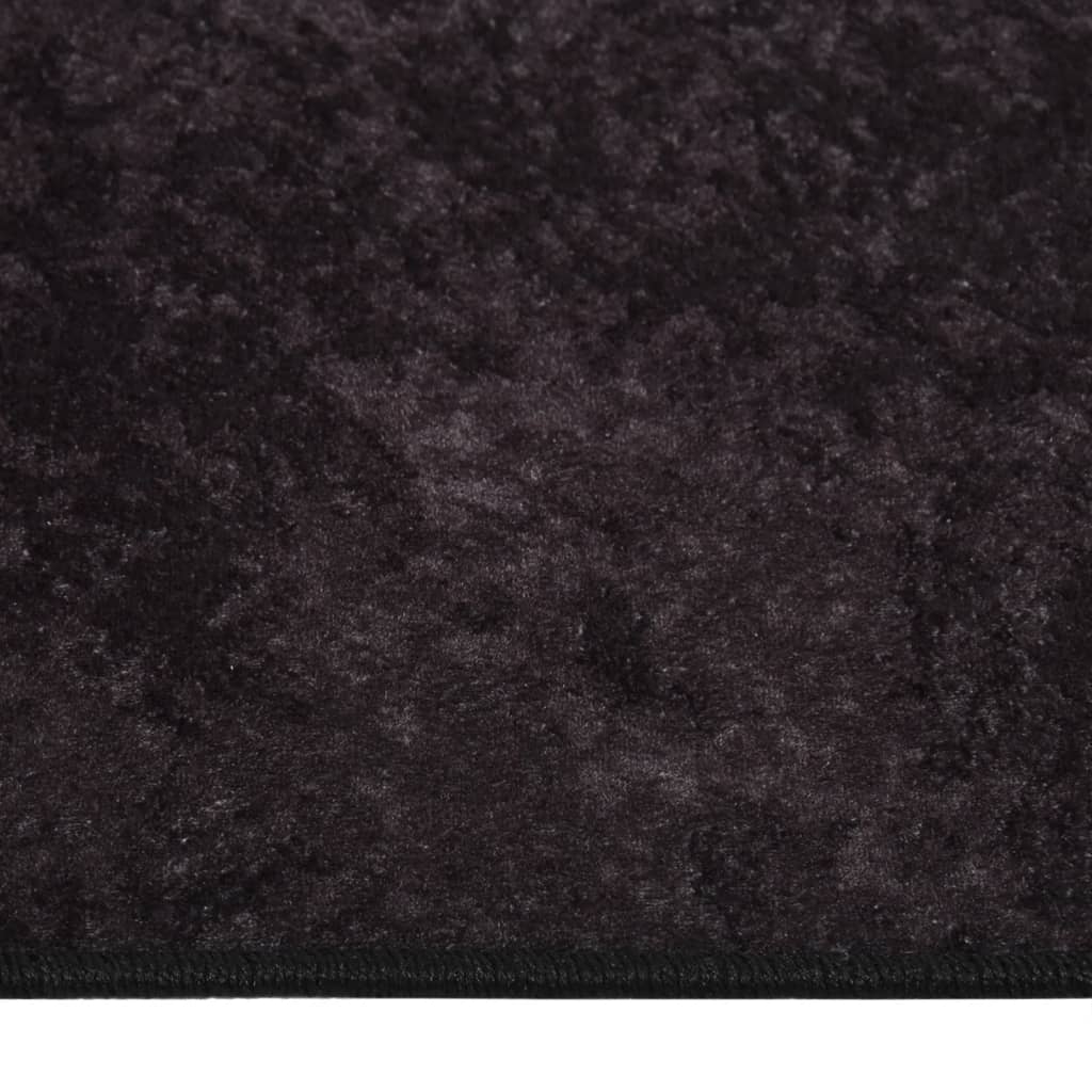 Washable carpet 190x300 cm anthracite non-slip