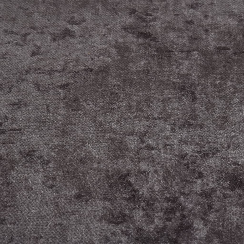 Teppich Waschbar Grau φ120 cm Rutschfest