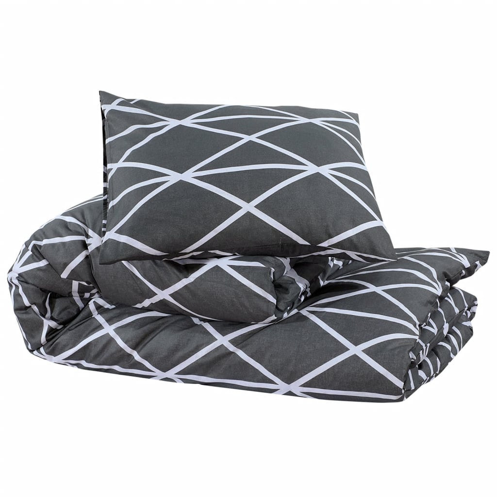 Bed linen set gray 240x220 cm cotton