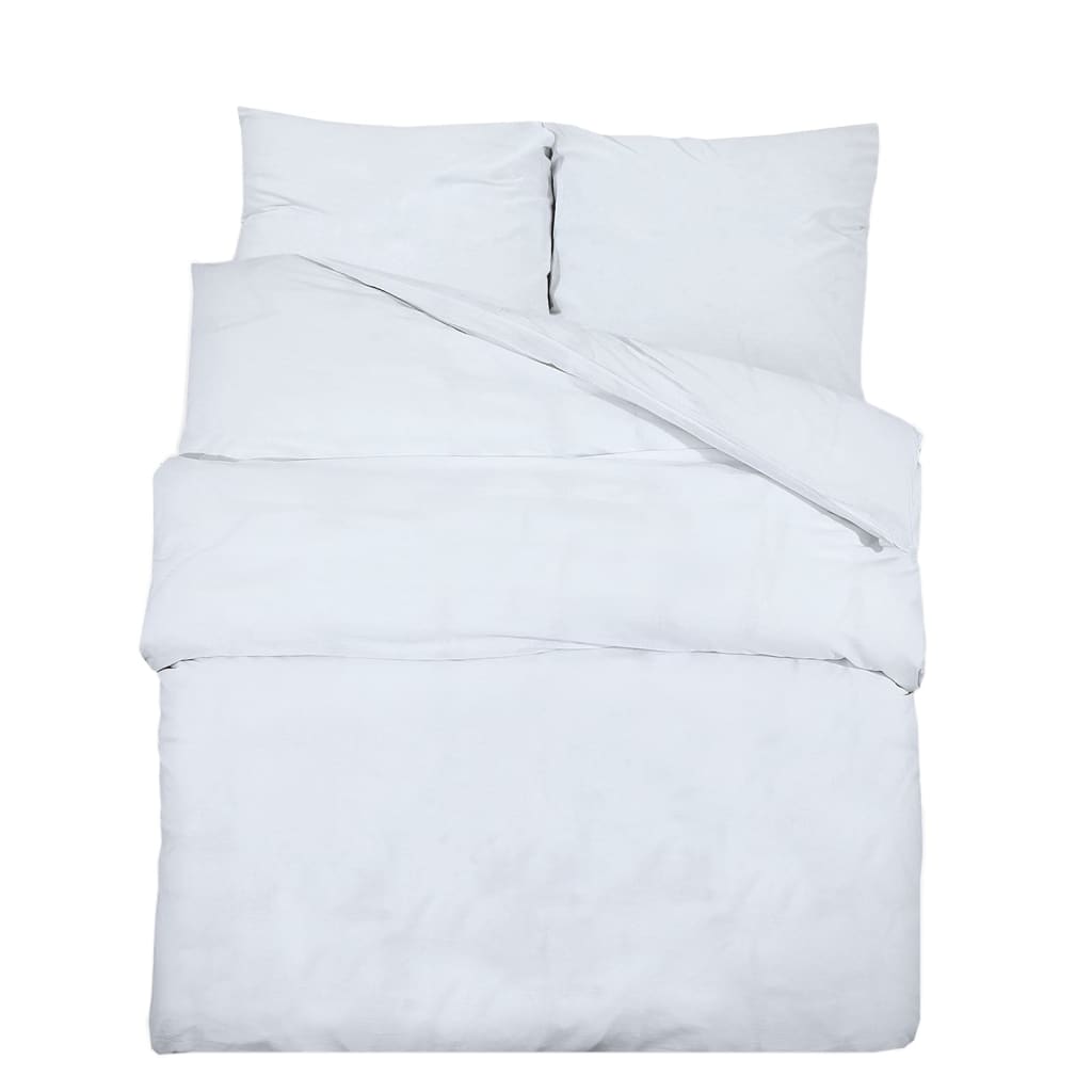 Bedding set white 260x240 cm cotton