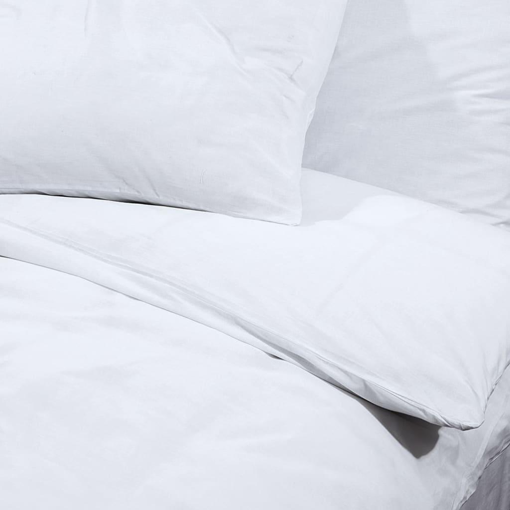 Bedding set white 260x220 cm cotton