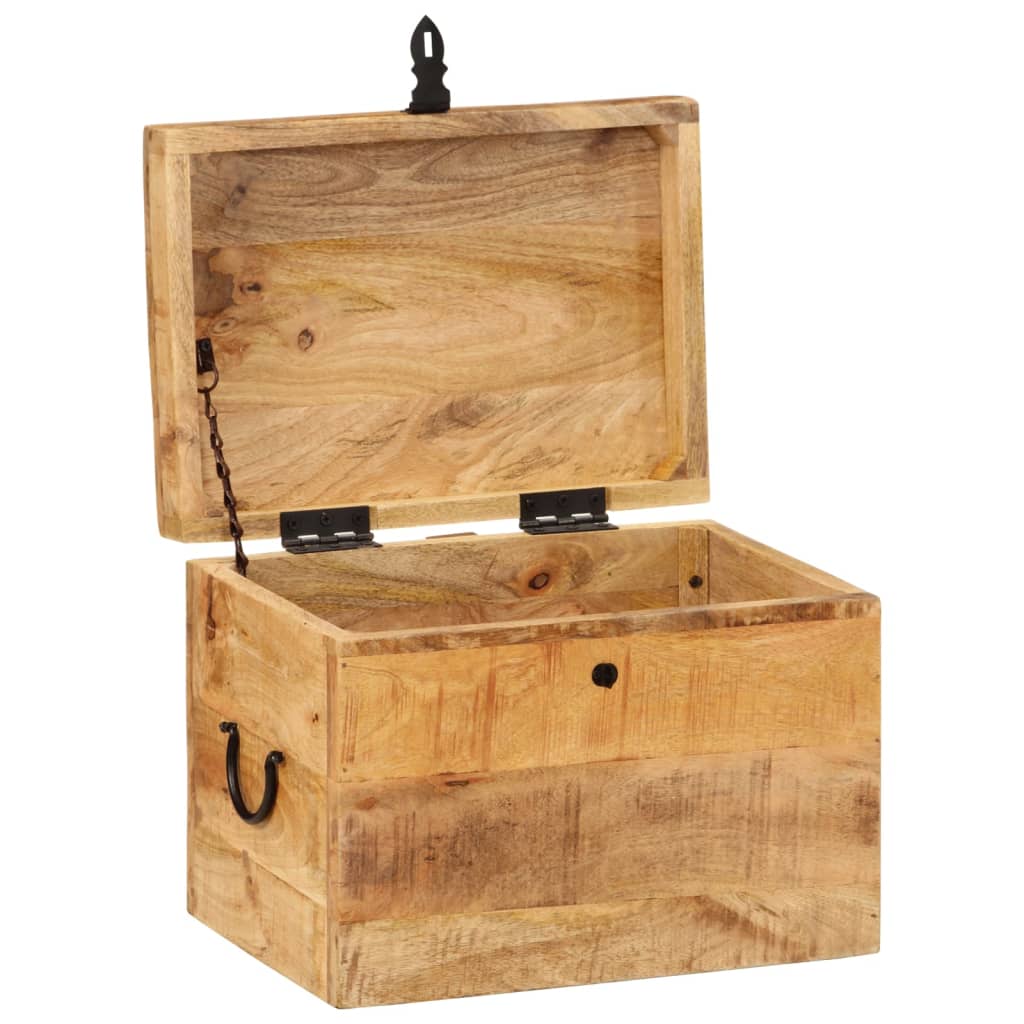 Storage box 39x28x31 cm solid mango wood