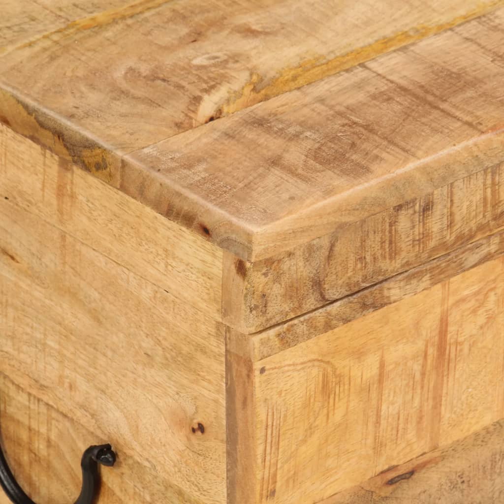 Storage box 39x28x31 cm solid mango wood