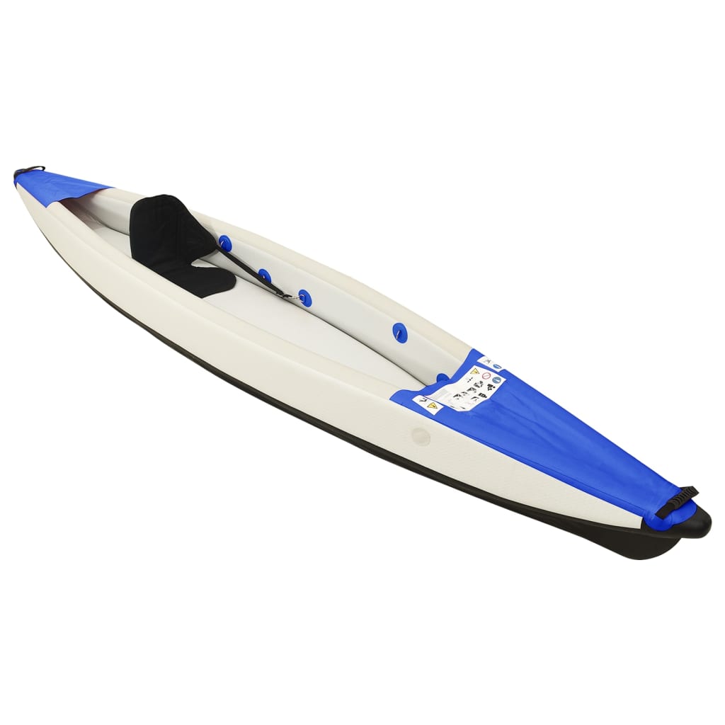 Kayak Inflatable Blue 375x72x31 cm Polyester