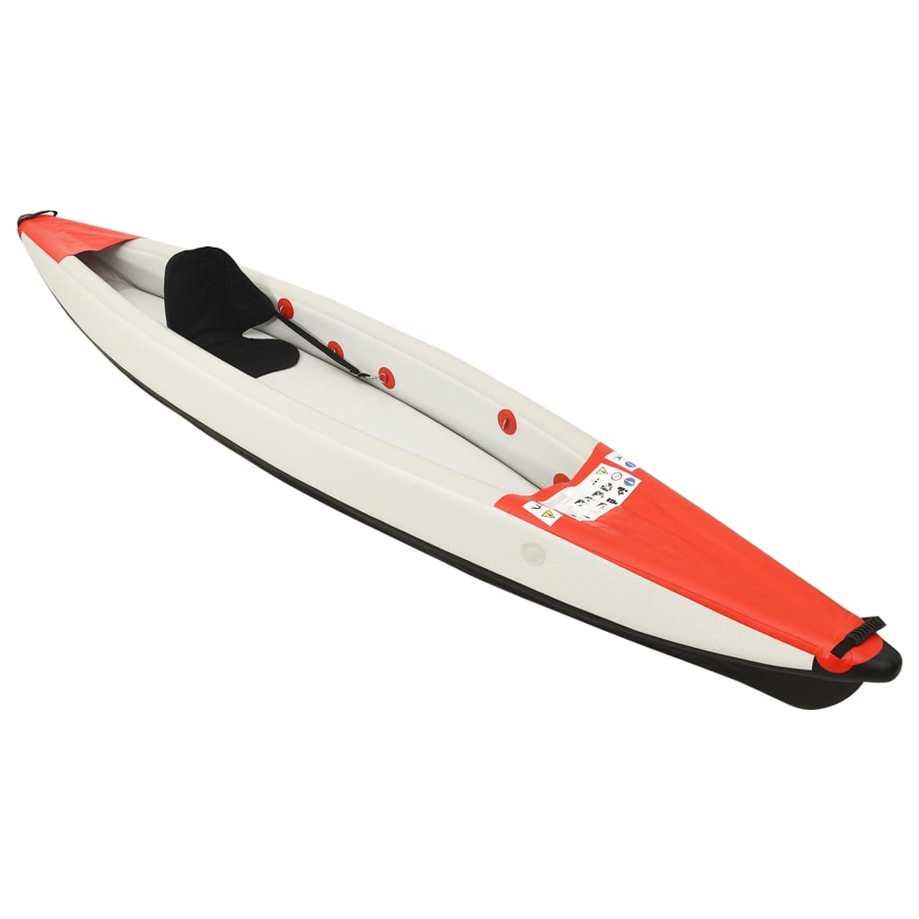 Kayak Inflatable Red 375x72x31 cm Polyester