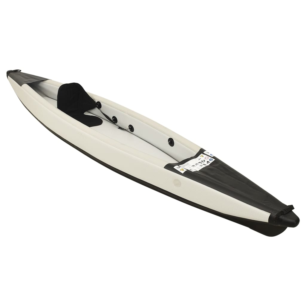 Kayak Inflatable Black 375x72x31 cm Polyester
