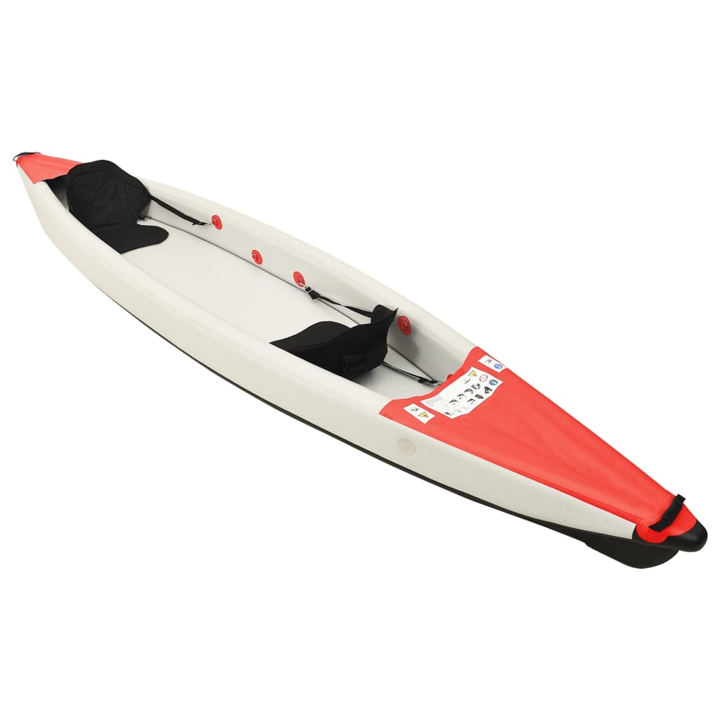 Kayak Inflatable Red 424x81x31 cm Polyester