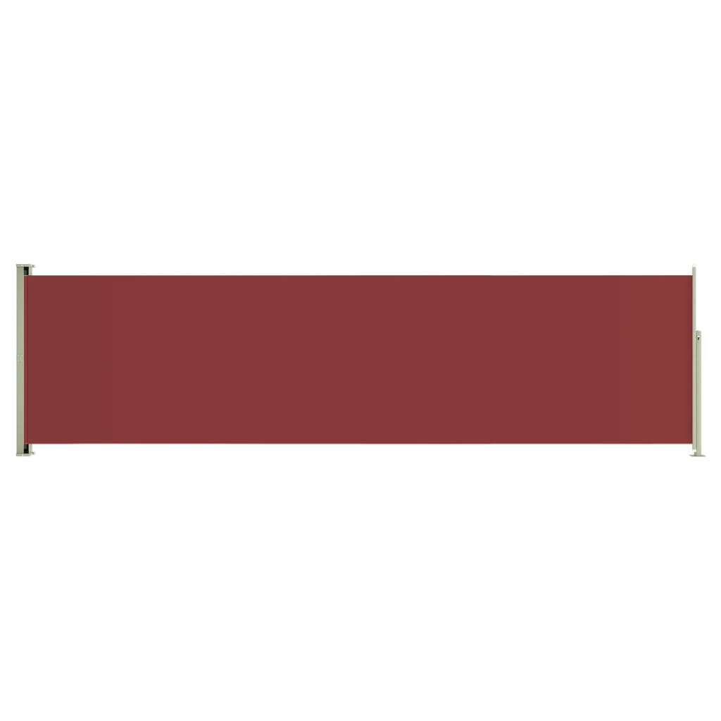 Seitenmarkise Ausziehbar 140x500 cm Rot