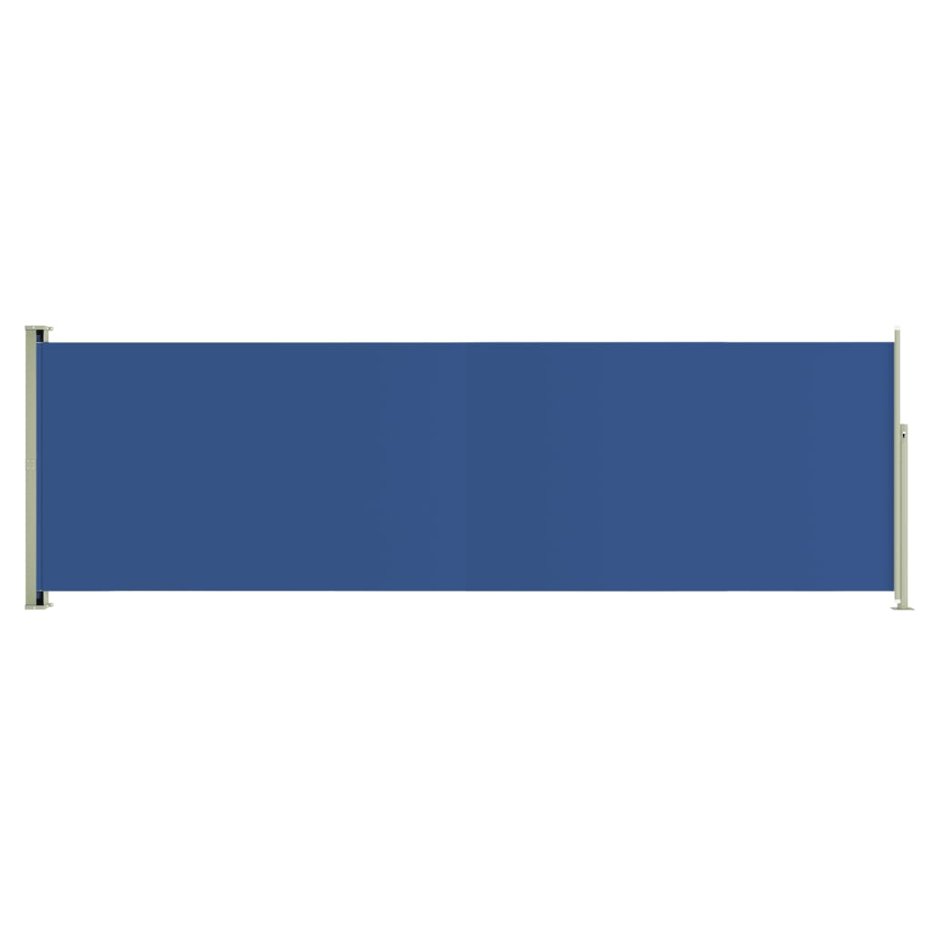 Seitenmarkise Ausziehbar 160x500 cm Blau
