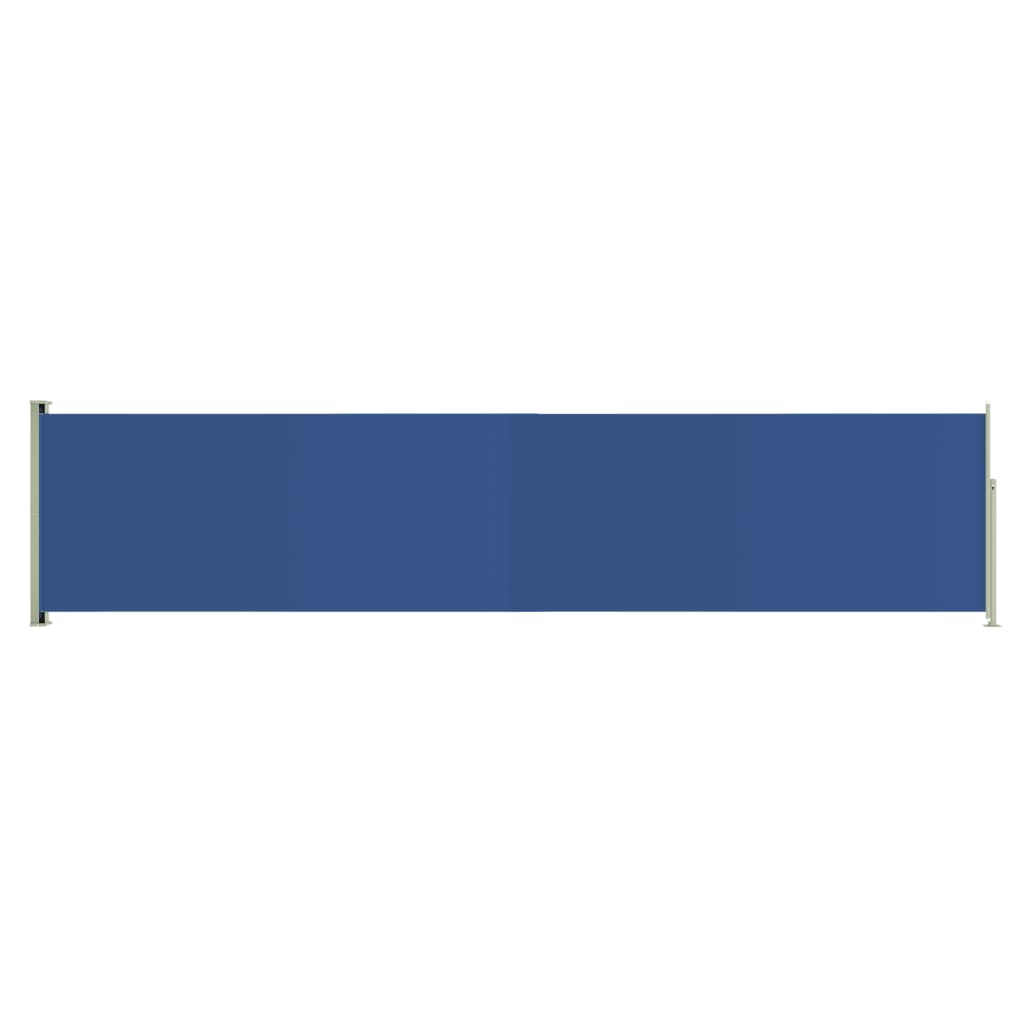Seitenmarkise Ausziehbar 140x600 cm Blau