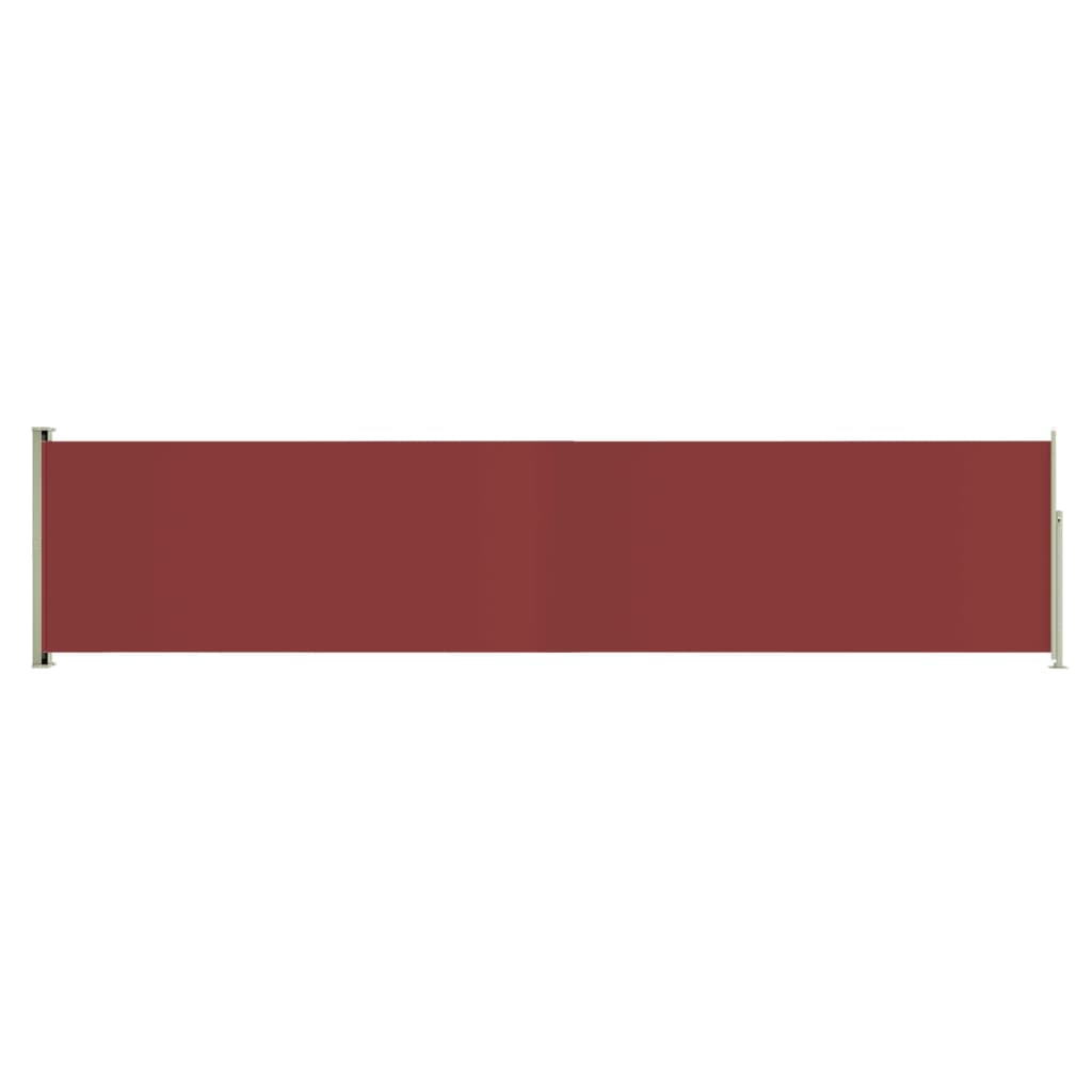 Seitenmarkise Ausziehbar 140x600 cm Rot