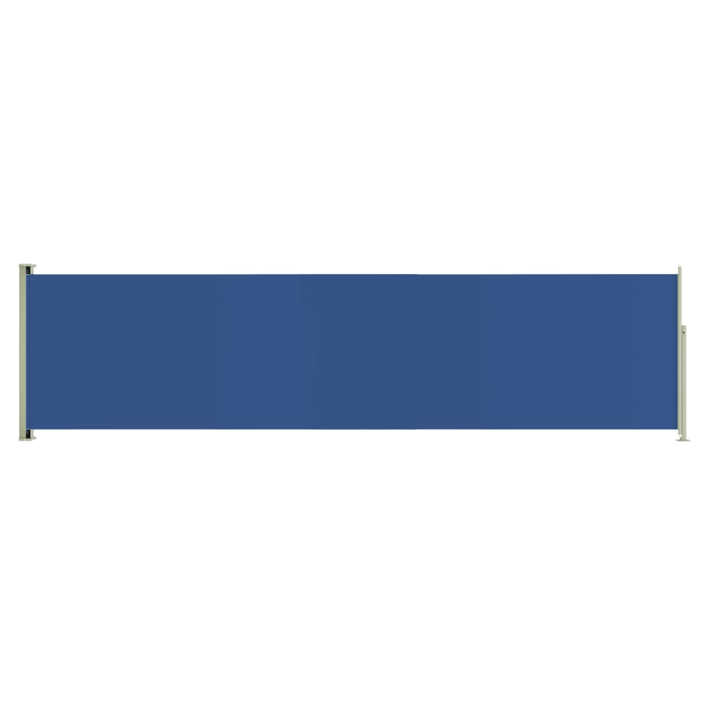 Seitenmarkise Ausziehbar 160x600 cm Blau