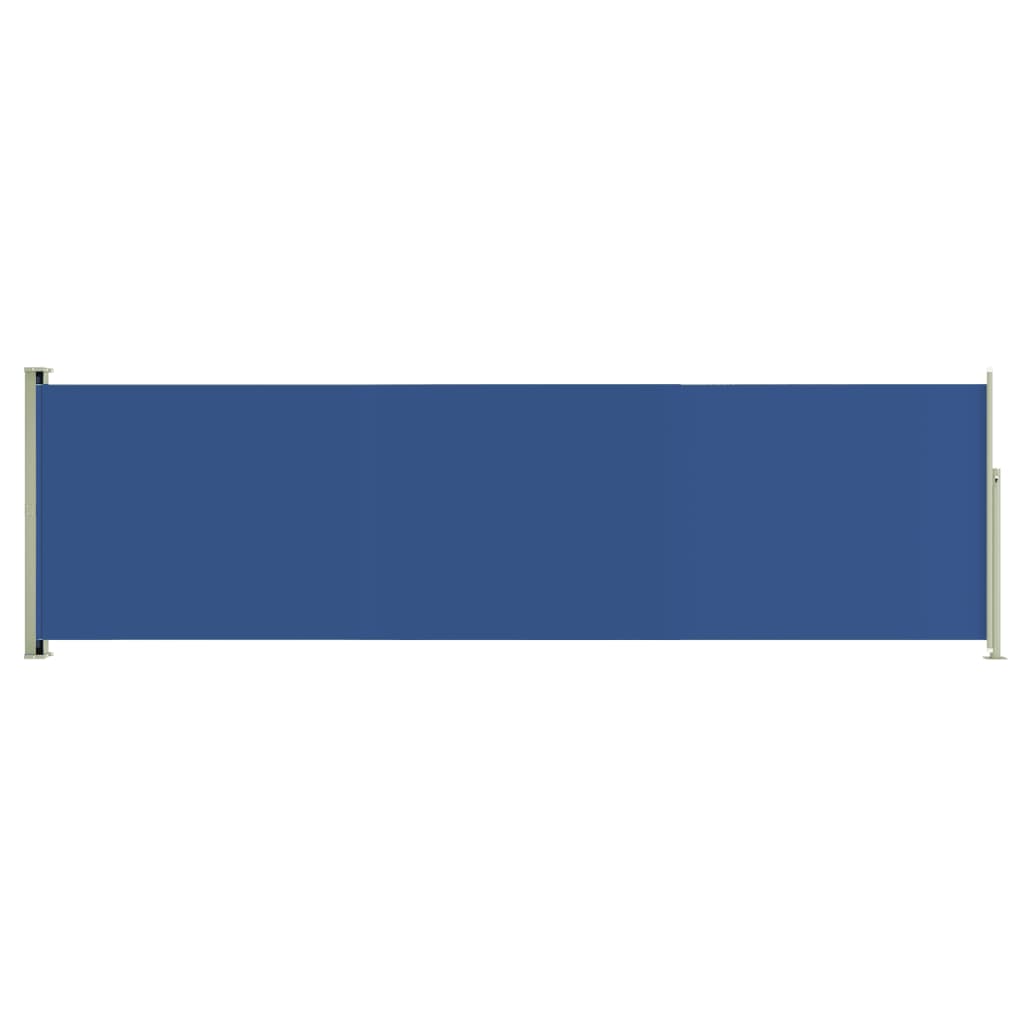 Seitenmarkise Ausziehbar 180x600 cm Blau