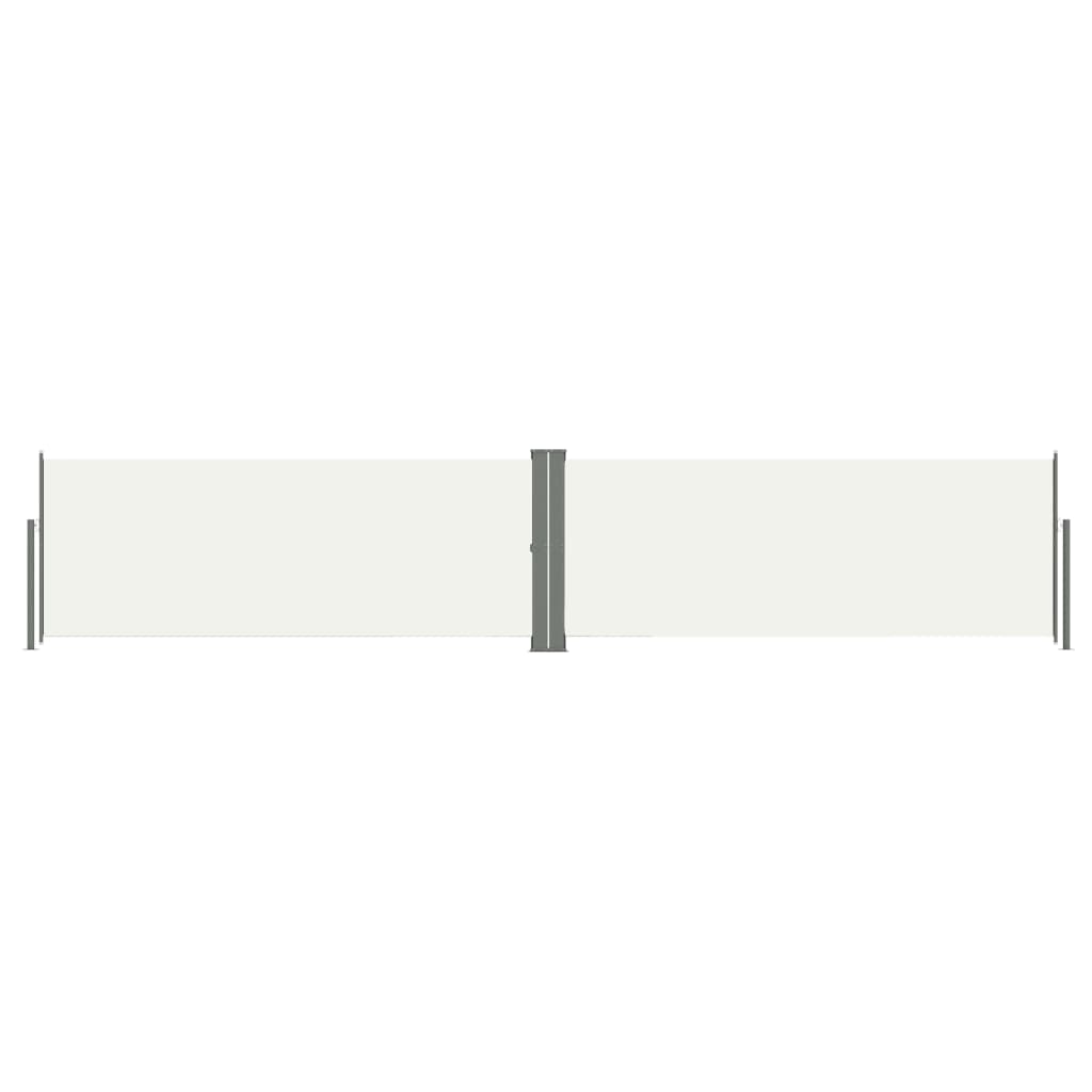 Seitenmarkise Ausziehbar Creme 117x600 cm