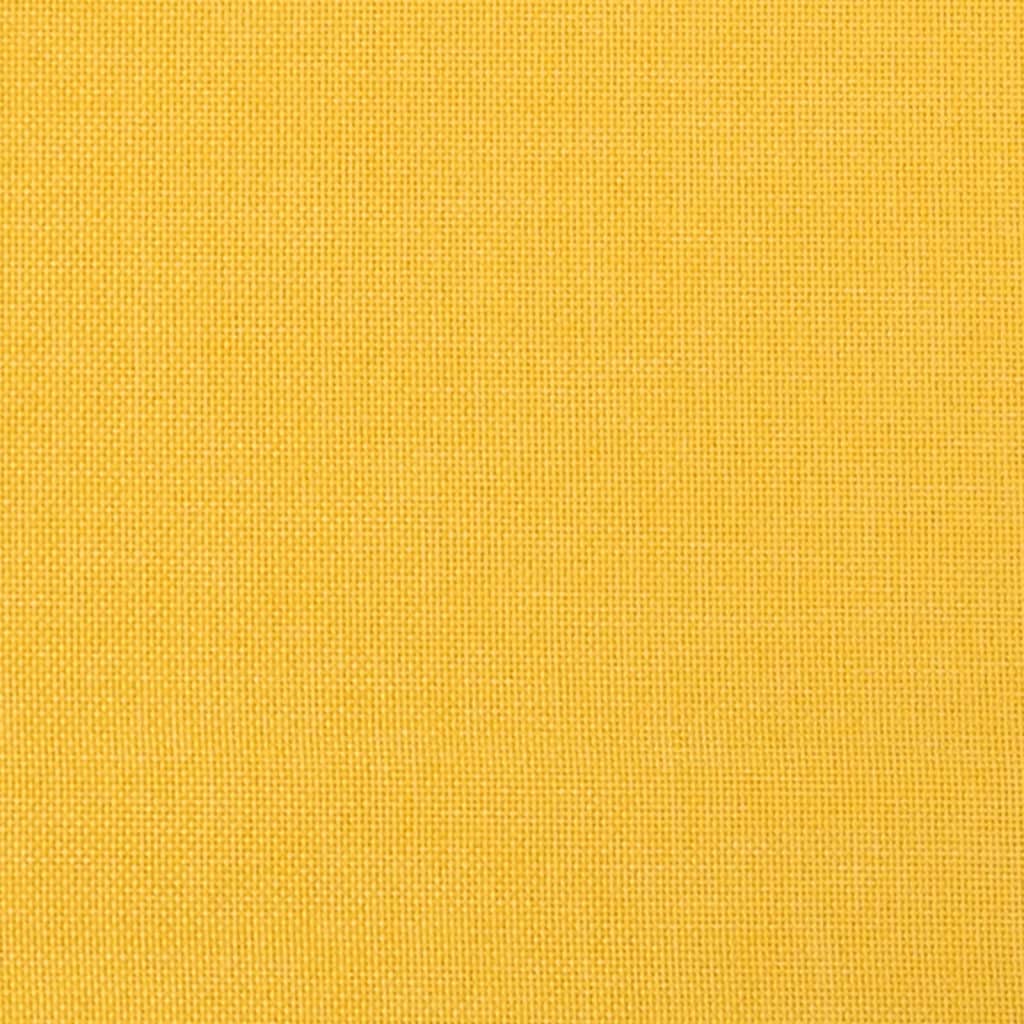 Rocking chair mustard yellow fabric