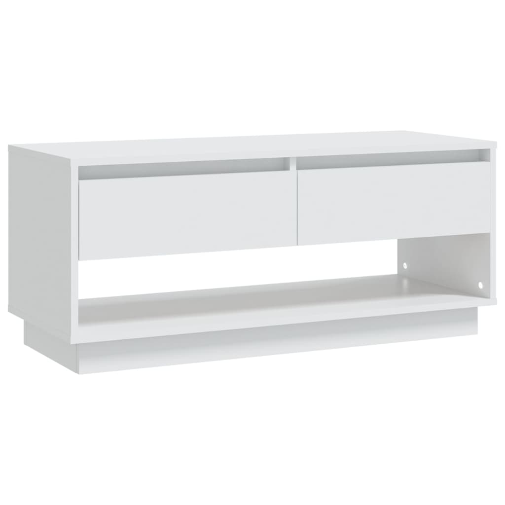 TV-Schrank Weiß 102x41x44 cm Holzwerkstoff