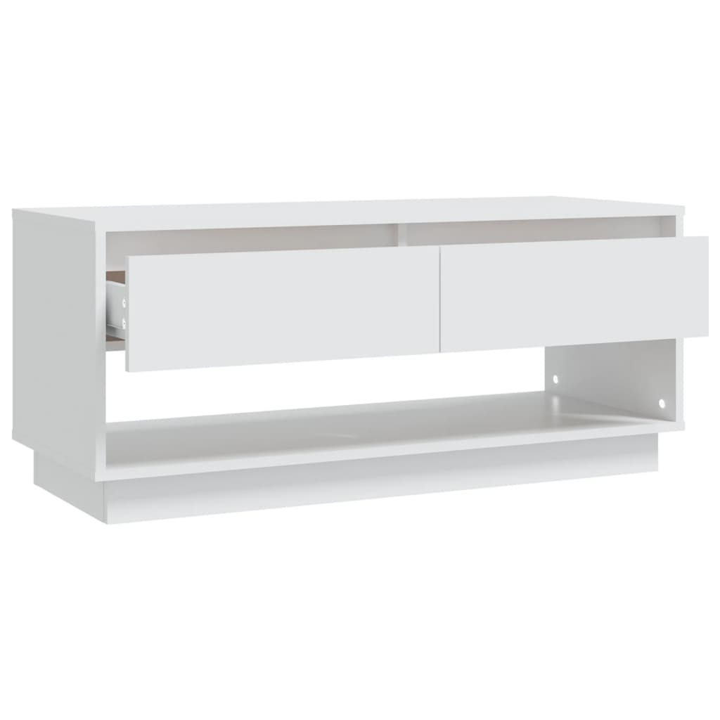 TV-Schrank Weiß 102x41x44 cm Holzwerkstoff