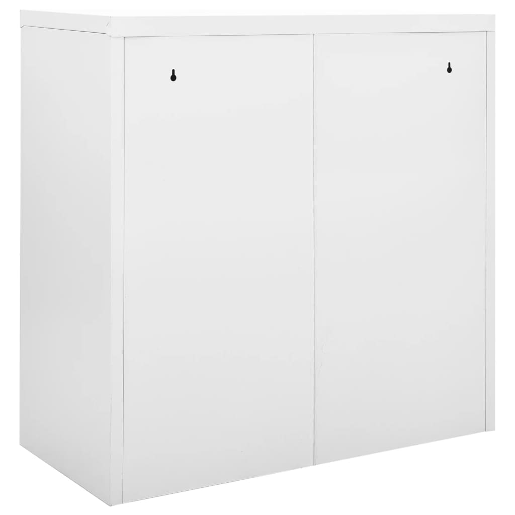 Cabinet with sliding door &amp; plant box gray 90x40x113 cm steel