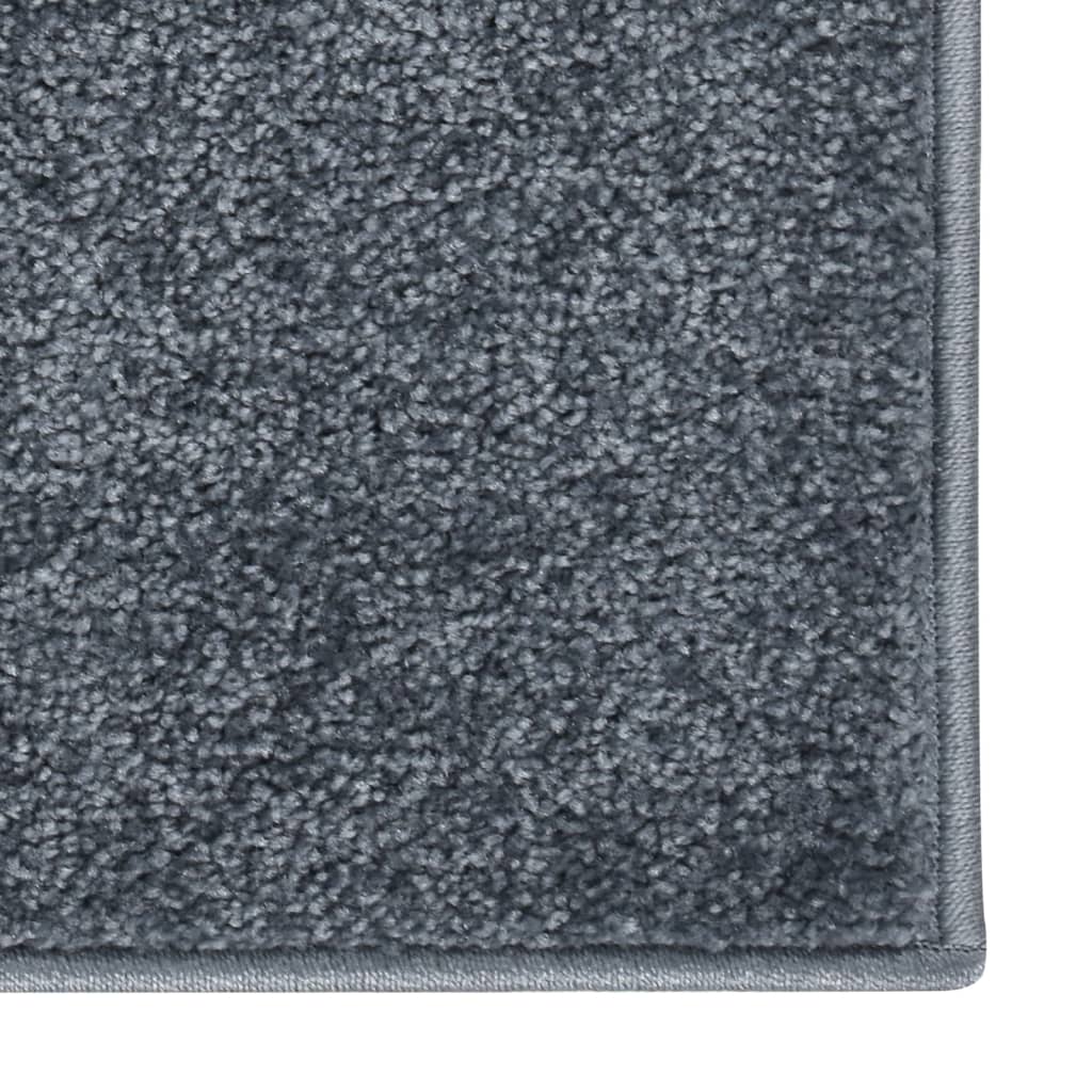 Short pile carpet 200x290 cm anthracite