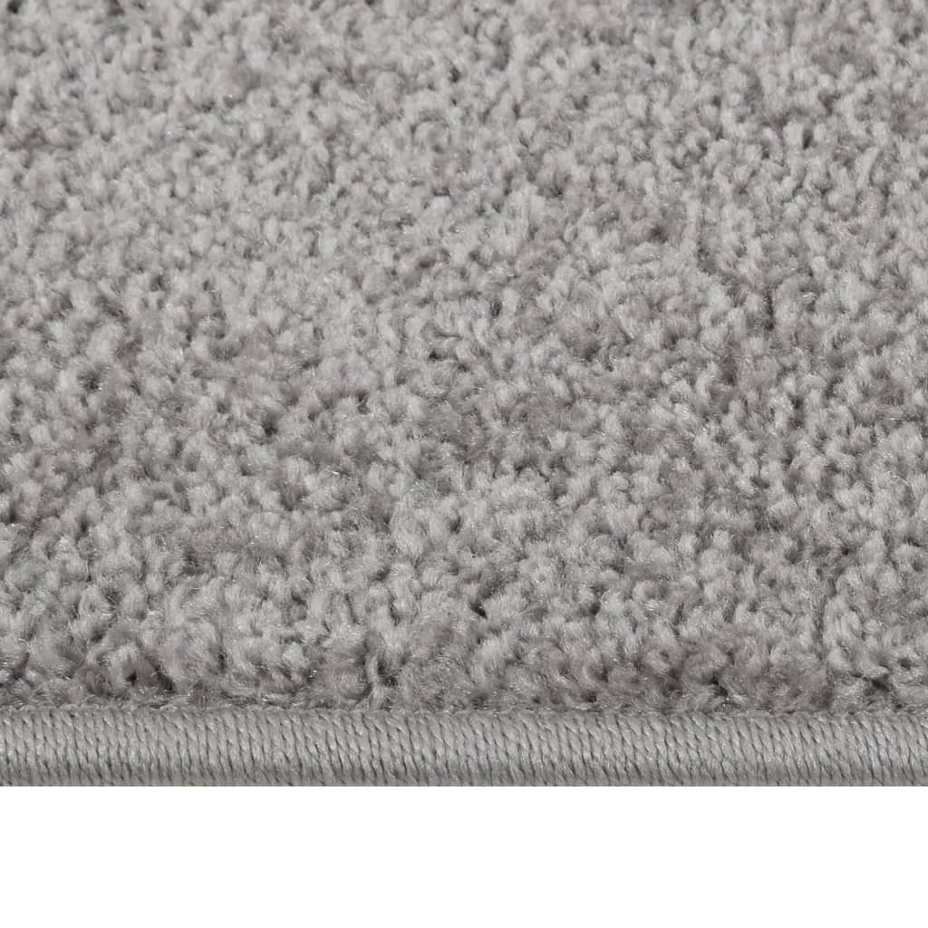 Short pile carpet 160x230 cm gray