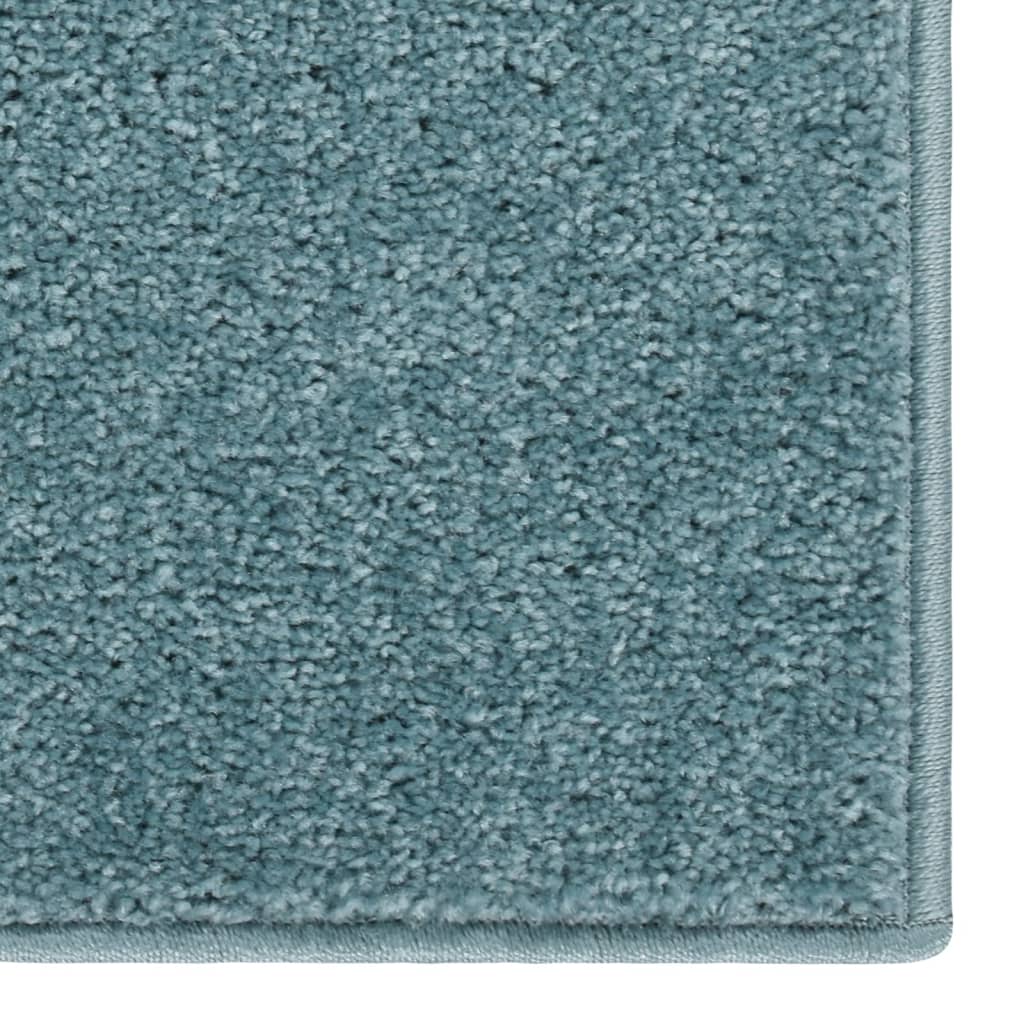 Teppich Kurzflor 200x290 cm Blau