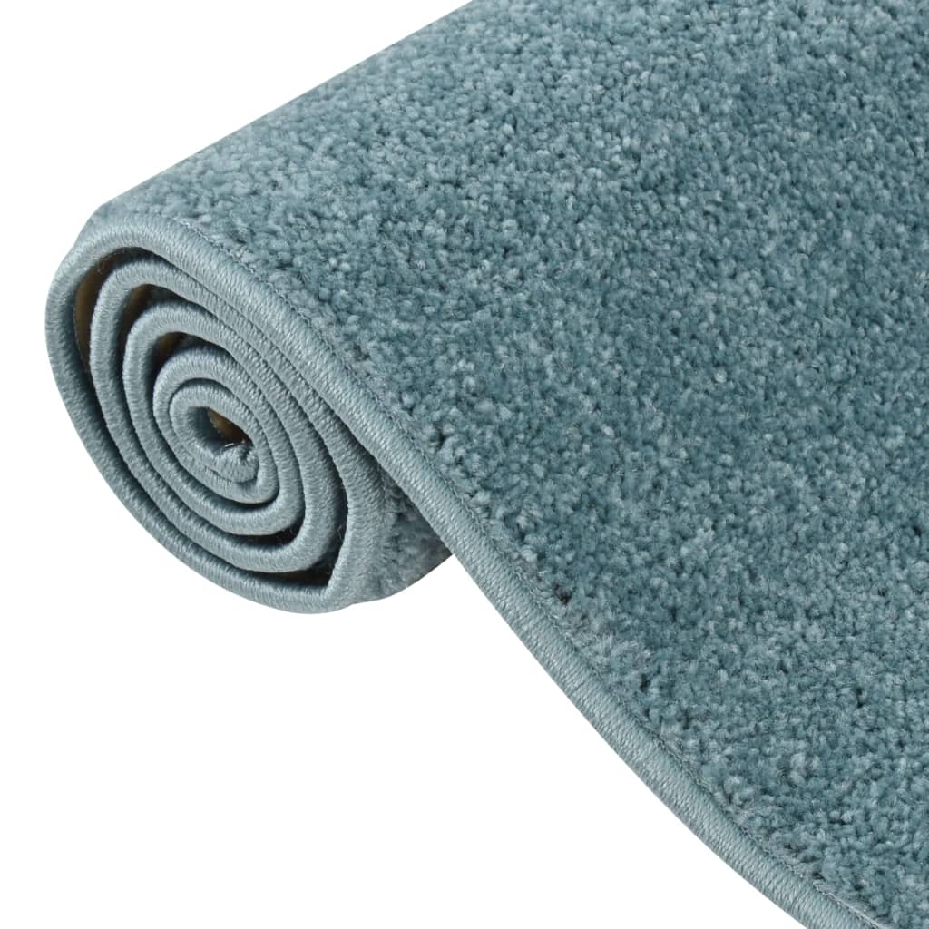Short pile carpet 200x290 cm blue