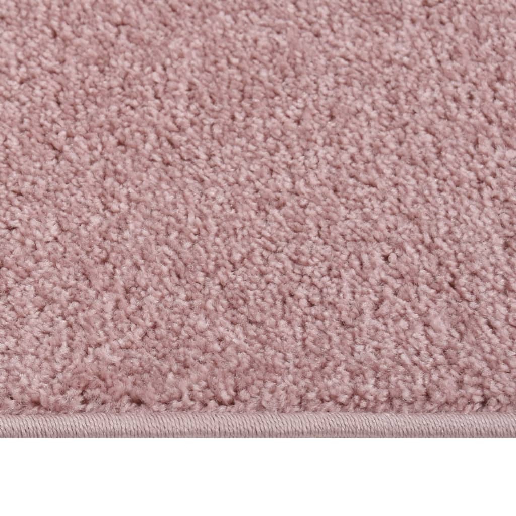 Short pile carpet 200x290 cm pink