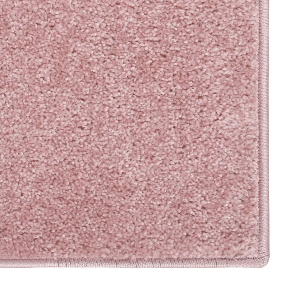 Short pile carpet 200x290 cm pink