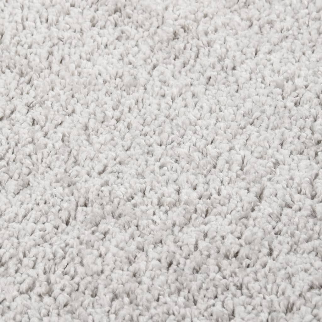Shaggy rug light gray 160x230 cm non-slip