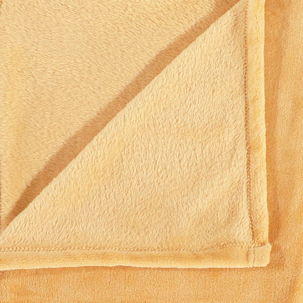 Blanket yellow 200x240 cm polyester