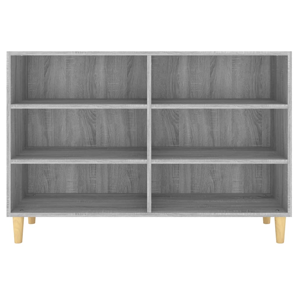 Sideboard Gray Sonoma 103.5x35x70 cm made of wood