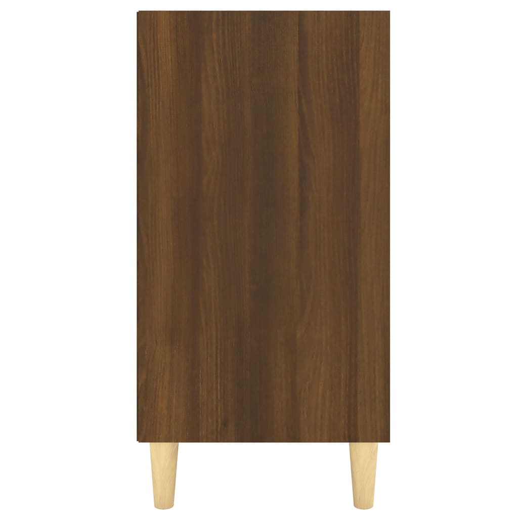 Sideboard brown oak look 103.5x35x70 cm wood material