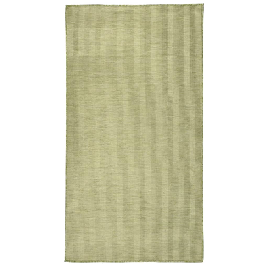 Outdoor carpet flat weave 80x150 cm green