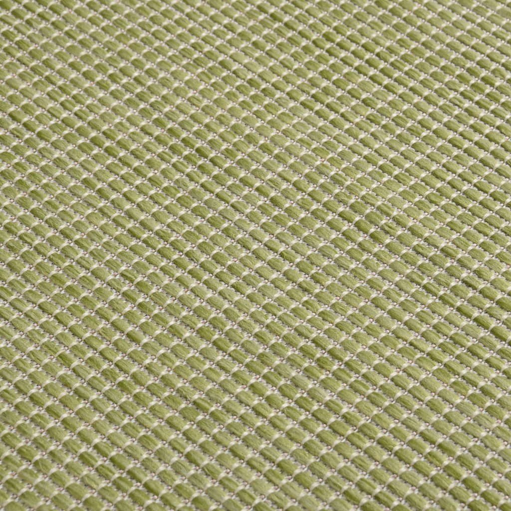Outdoor-Teppich Flachgewebe 80x150 cm Grün
